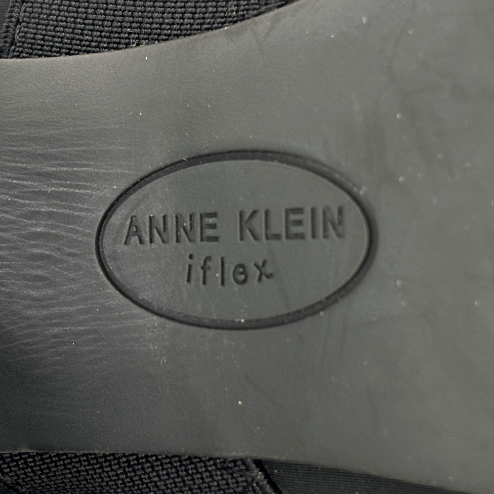 Anne Klein Thomaston Block Heel Pump Black Women Size 8.5 Square Toe Comfort - Picture 10 of 10